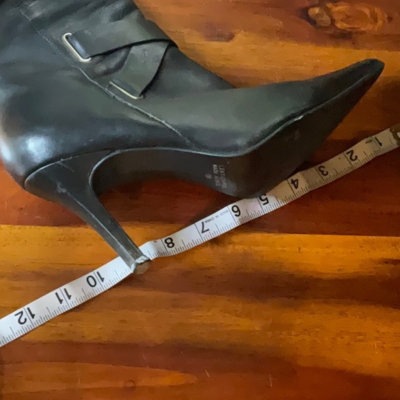 White mountain black leather heeled boots - Picture 10 of 10